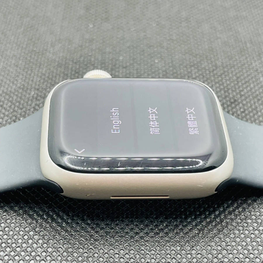 Apple Watch Series 9 41mm GPS Only Starlight (6 Month Warranty)  With Black Straps