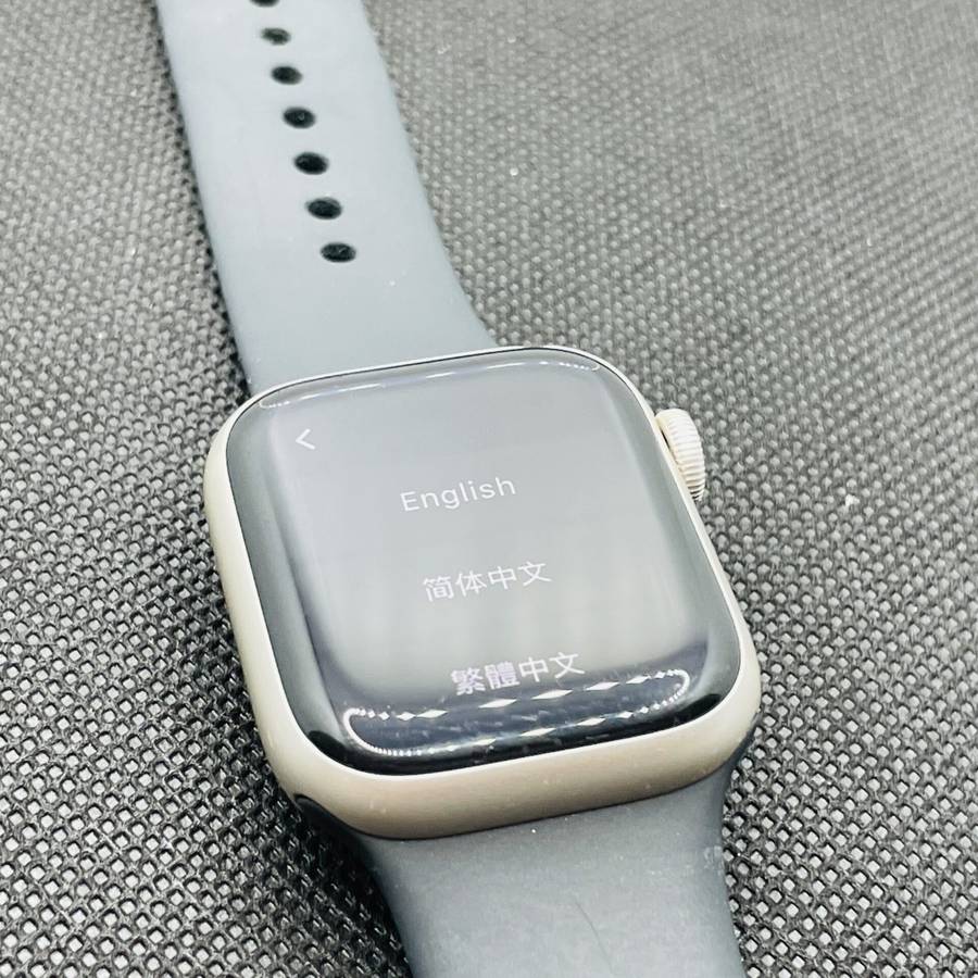Apple Watch Series 9 41mm GPS Only Starlight (6 Month Warranty)  With Black Straps