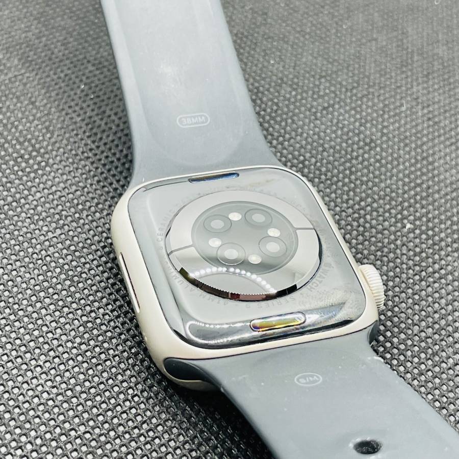 Apple Watch Series 9 41mm GPS Only Starlight (6 Month Warranty)  With Black Straps