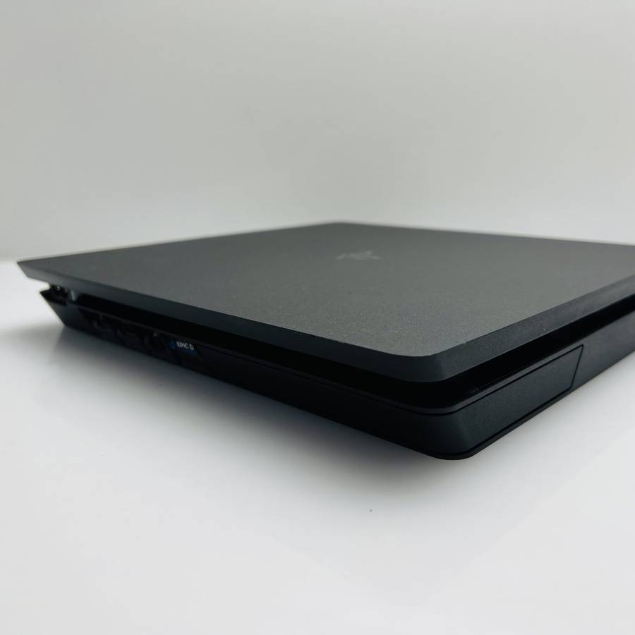 PlayStation 4 Slim Black 1TB + 1 Controller + HDMI Cable + Power Cable - (Grade B)