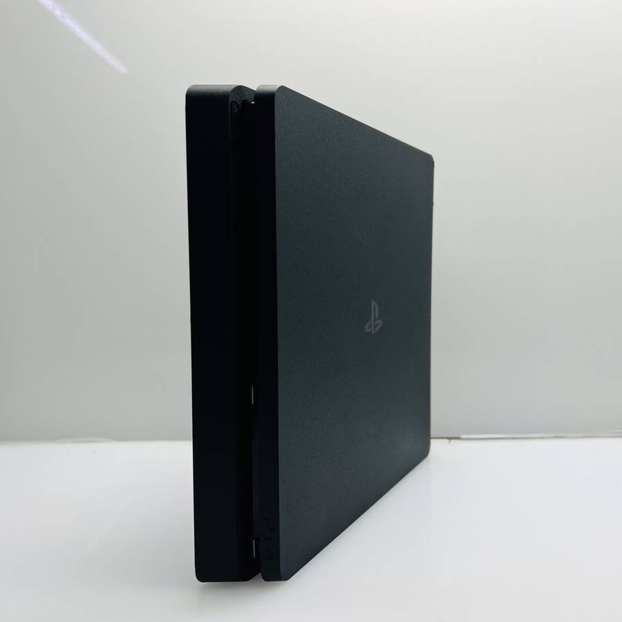 Sony PlayStation 4 Slim Black 500GB + HDMI Cable + Power Cable - (Grade B)