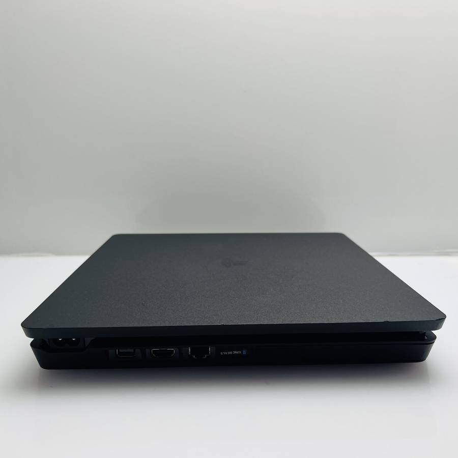 Sony PlayStation 4 Slim Black 500GB + HDMI Cable + Power Cable - (Grade B)