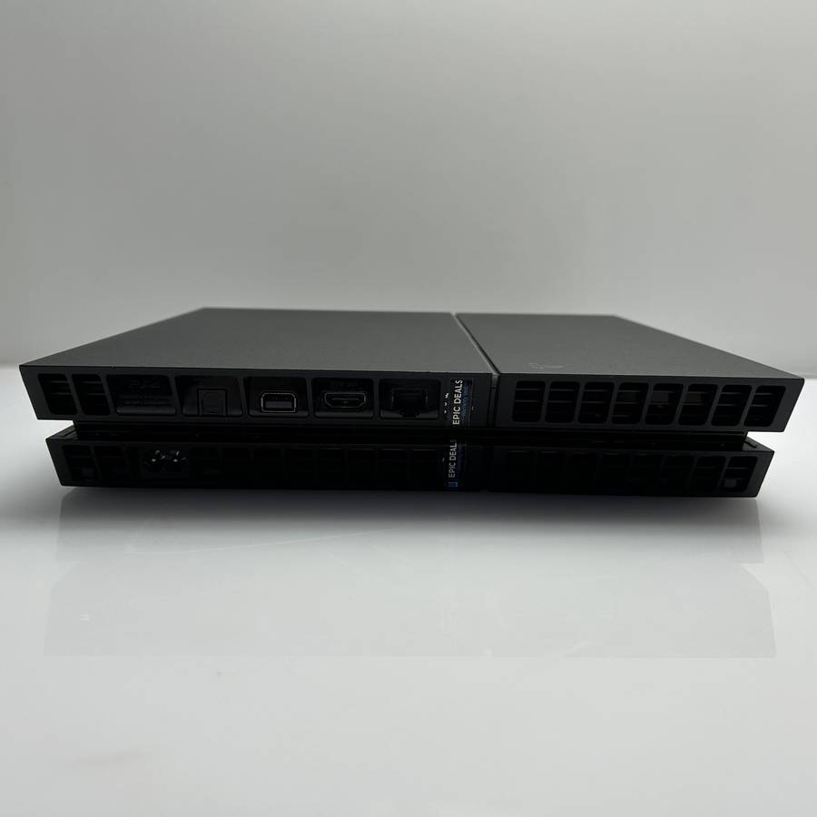 PlayStation 4 Original Black 500GB + 1 Controller + HDMI Cable + Power Cable (Grade B) - Digital ...