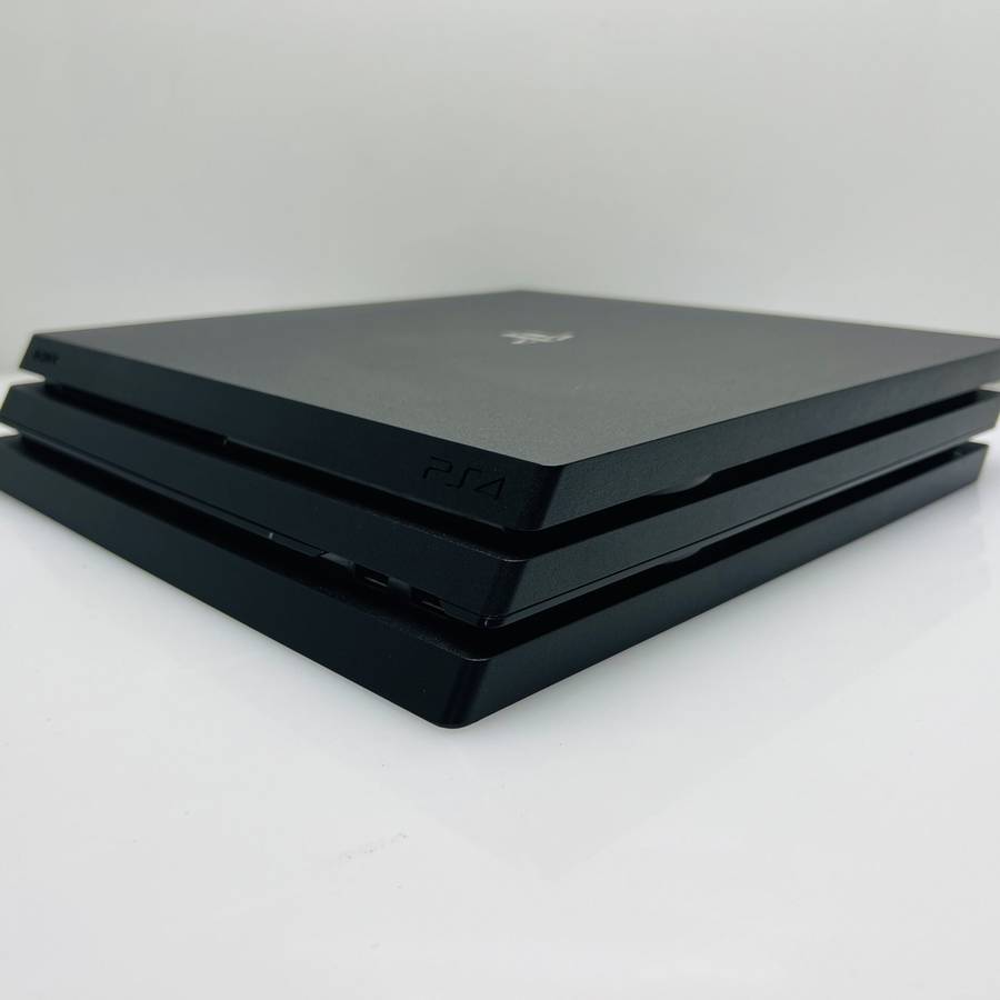 PlayStation 4 Pro Black 1TB + HDMI Cable + Power Cable + 1 Controller (Grade B)