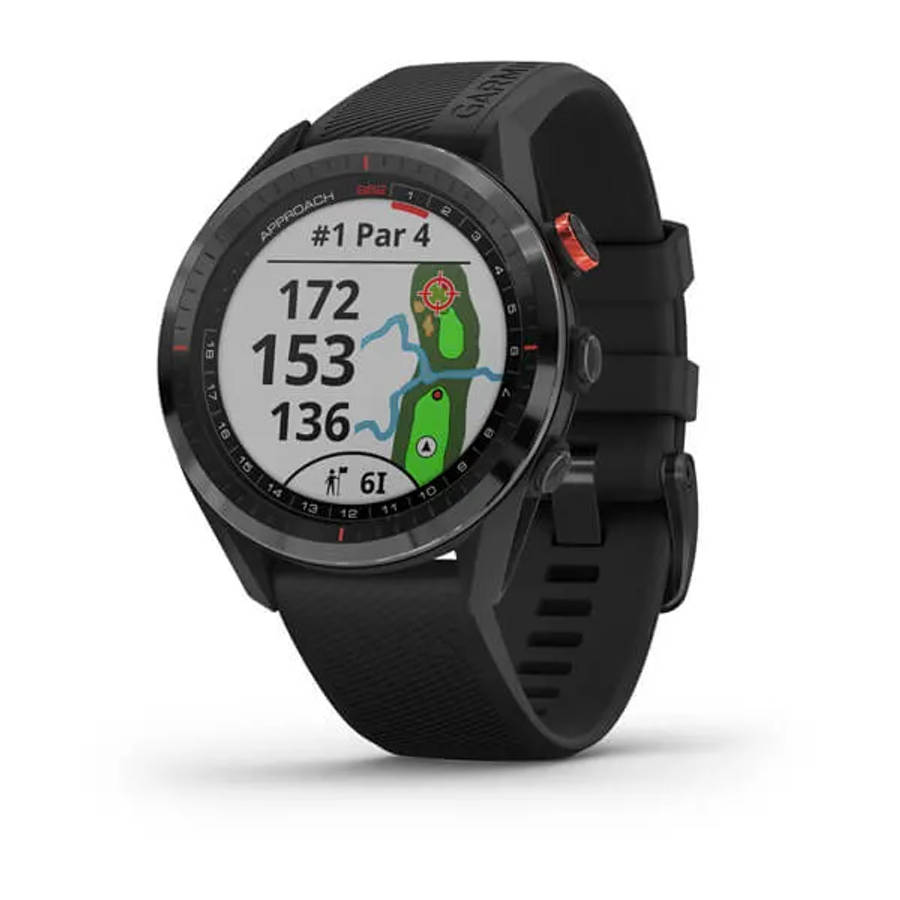 Garmin Approach S62 Black (Grade B) - With Blue Straps