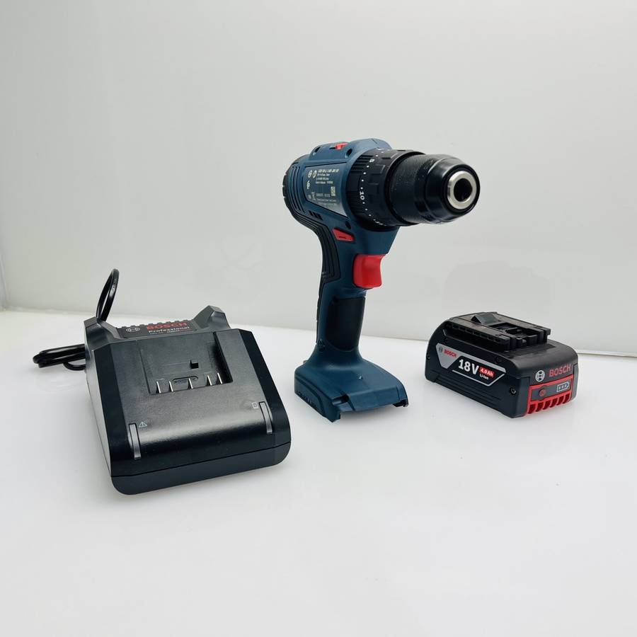 Bosch Professional GSB 183-LI cordless impact Drill Blue + Bosch 18V Battery + Bosch Battery Char...
