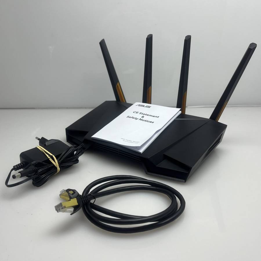 Asus AX3000 Tuf Gaming V2 Dual Band Wifi 6 Gaming Router Black (Condition: Pristine)