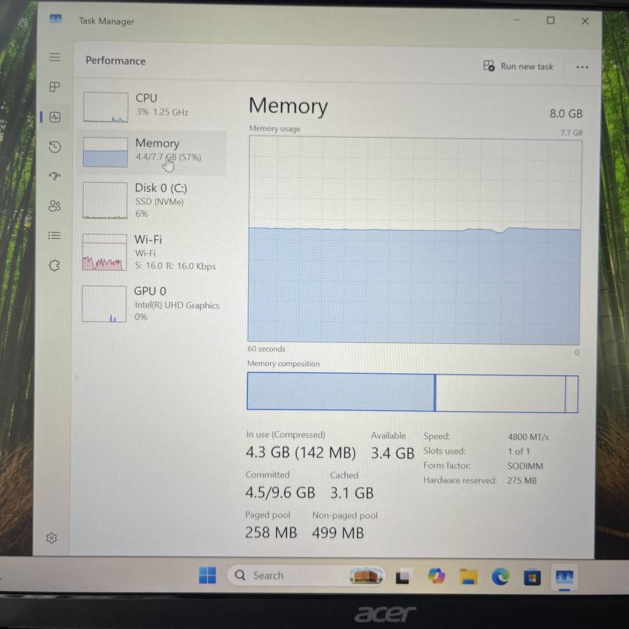Acer Aspire Lite AL14-31P "Core i3-N300" 8GB RAM 512GB SSD Silver (Condition: Excellent)