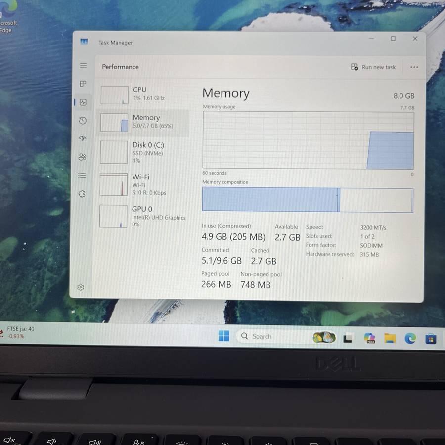 Dell Latitude 3540 13th Gen "Intel Core i5" 1.30GHz 8GB RAM 256GB SSD Gray (Condition: Excellent)