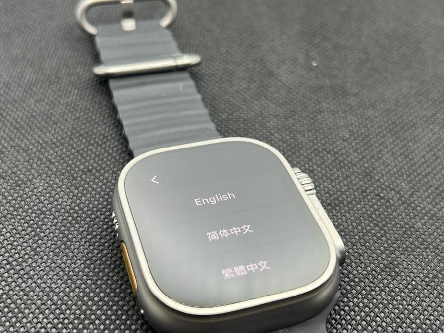 Apple Watch Ultra 49mm LTE Natural Titanium With Black Ocean Band (Condition: Good)