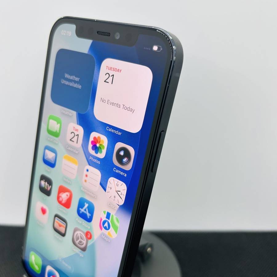 Apple iPhone 12 128GB Black - Face ID Not Working (Condition: Good)