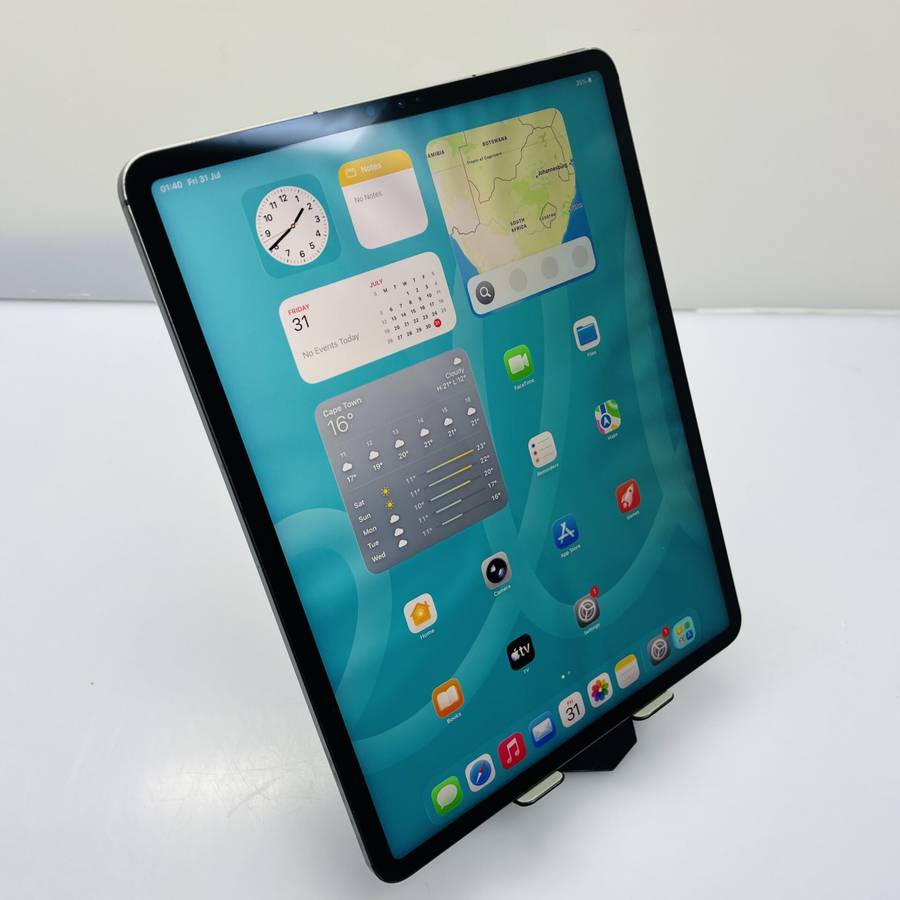 Apple iPad Pro 12.9-inch 5th Gen 256GB (Wifi/Cellular) Space Gray - Curtain Effect on Display, Sc...