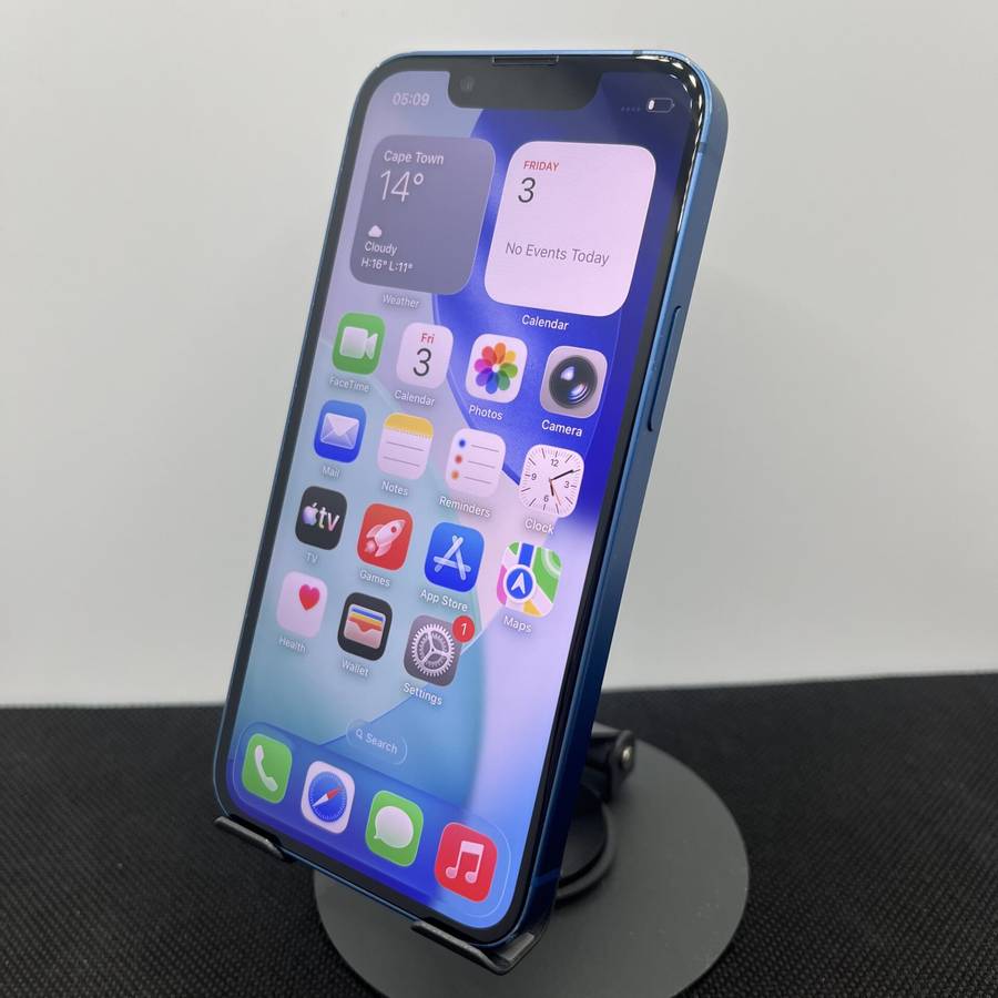 Apple iPhone 13 Mini 128GB Blue - Cracked Camera Lens (Condition: Good)