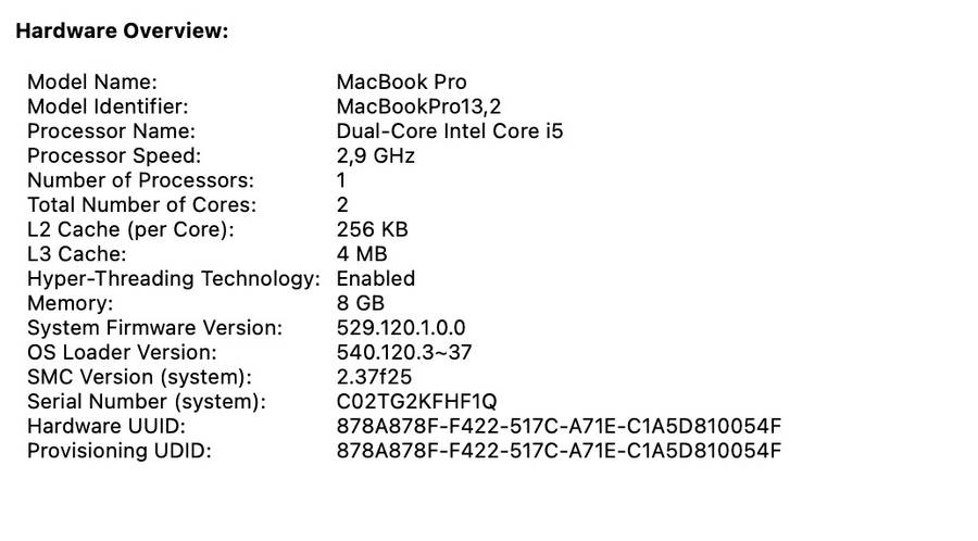 Apple MacBook Pro 13-inch "Core i5" (Mid-2017, Touch Bar) 8GB RAM 512GB SSD Silver - TouchBar Not...