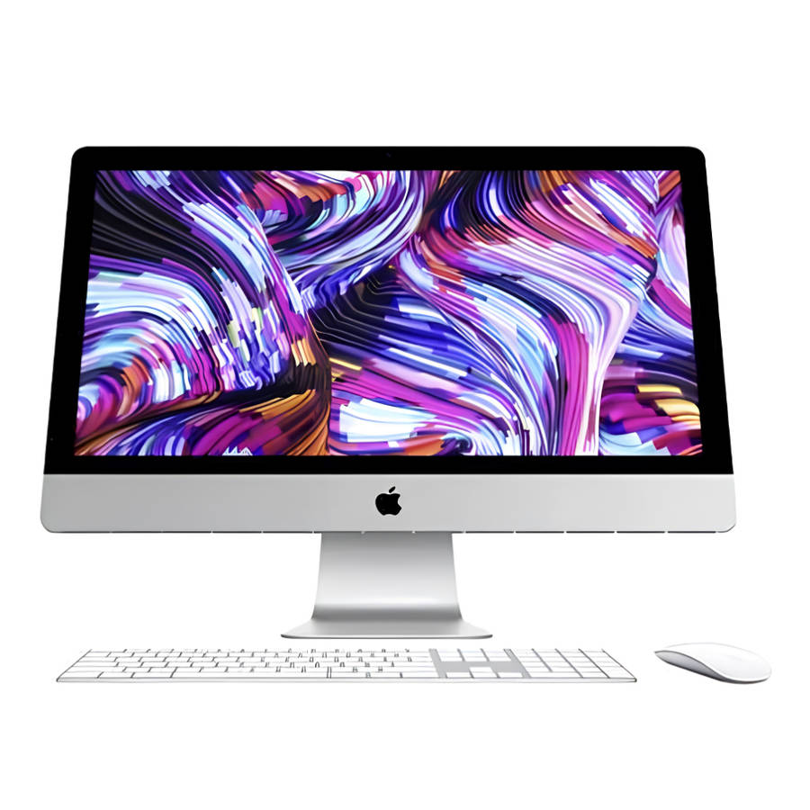 Apple iMac 27-Inch "Core i5" (5K, 2020) 3.3GHz 8GB RAM 512GB SSD Silver + Magic Keyboard + Magic ...