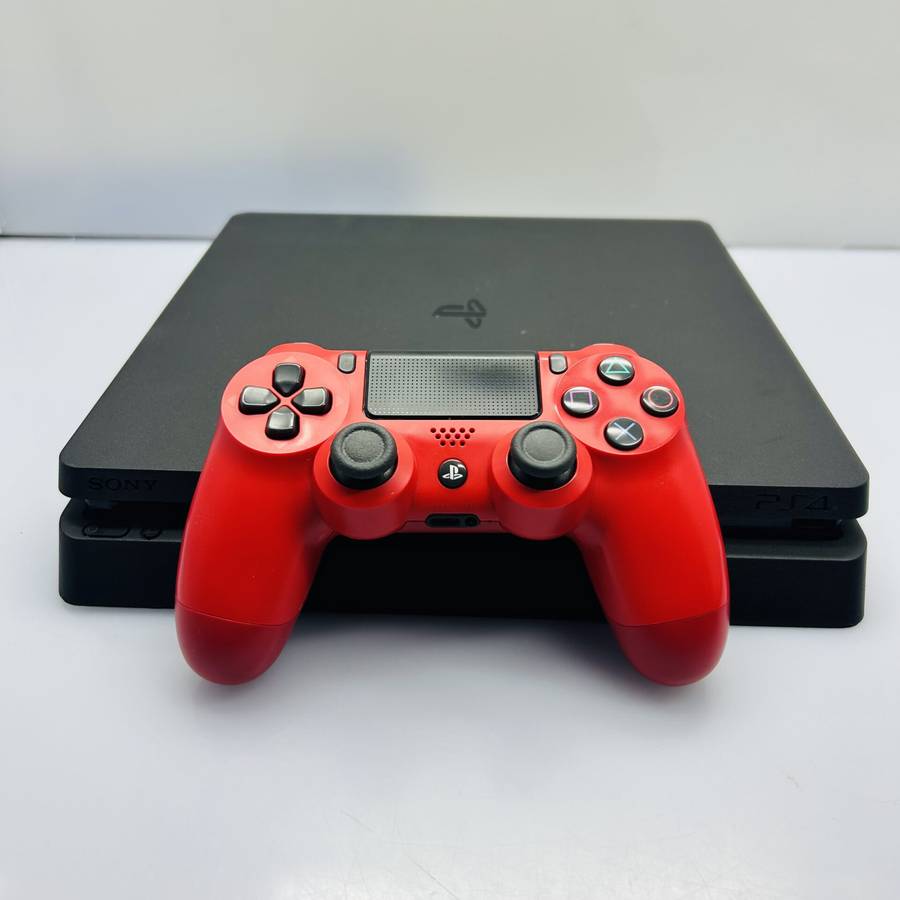 Sony PlayStation 4 Slim 500GB Black + Controller + Power Cable + HDMI Cable (Condition: Good)