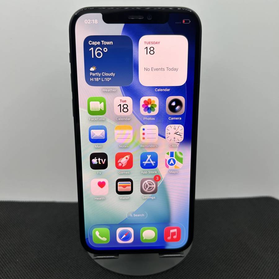 Apple iPhone 12 256GB Black - Face ID Not Working (Condition: Good)