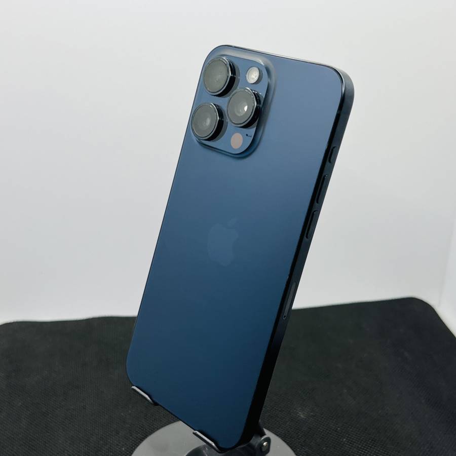 Apple iPhone 15 Pro Max 256GB Blue Titanium - Face ID Not Working (Condition: Good)
