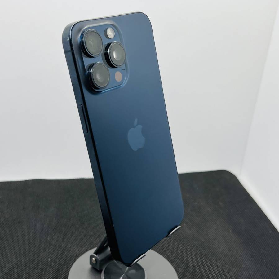 Apple iPhone 15 Pro Max 256GB Blue Titanium - Face ID Not Working (Condition: Good)