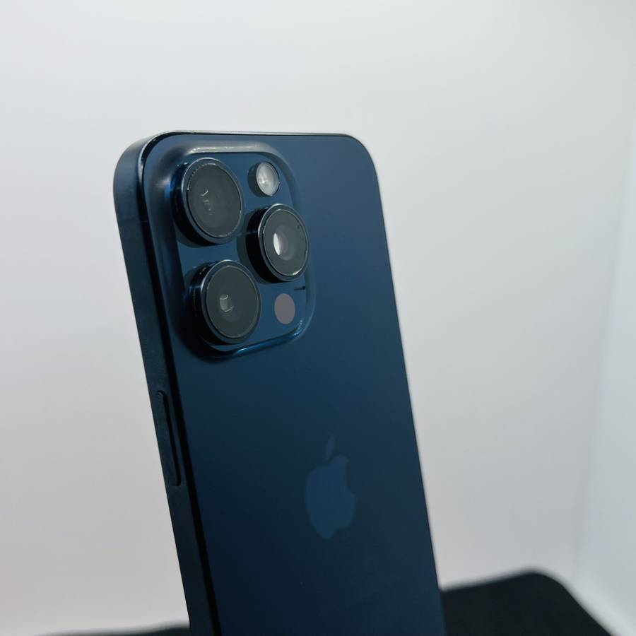 Apple iPhone 15 Pro Max 256GB Blue Titanium - Face ID Not Working (Condition: Good)