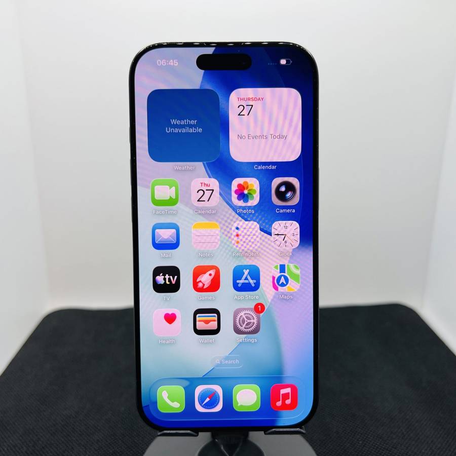 Apple iPhone 16 Pro 128GB Black Titanium (Condition: Good)