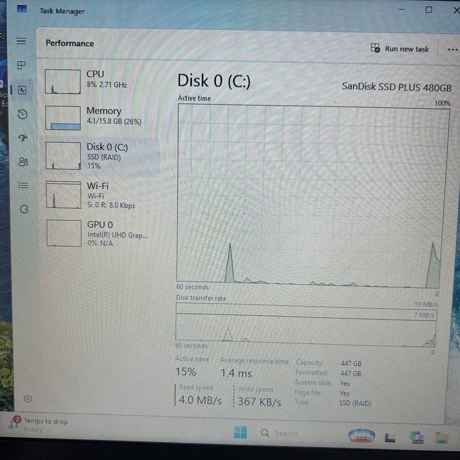 HP 250 G8 10th Gen Core i5 1.19GHz 16GB RAM 512GB SSD Asteroid Silver (Condition: Good)