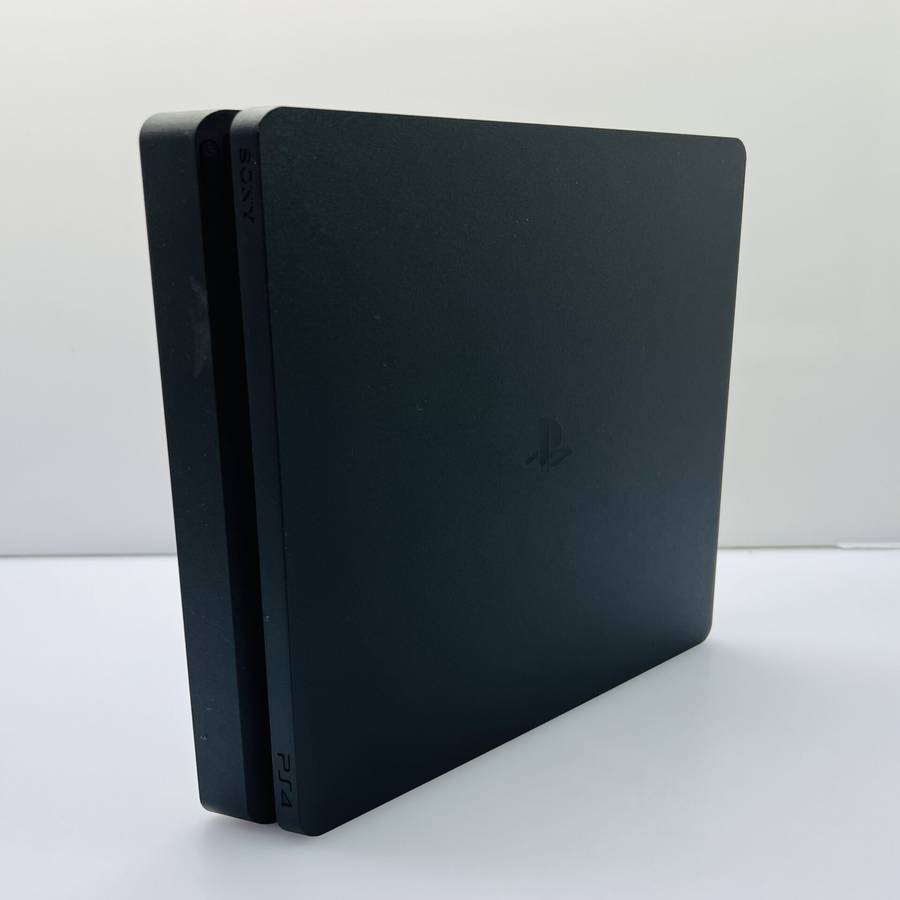 Sony PlayStation 4 Slim 1TB Black + HDMI Cable + Power Cable + 1 Controller (Condition: Good)