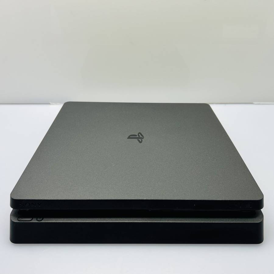 Sony PlayStation 4 Slim 1TB Black + HDMI Cable + Power Cable + 1 Controller (Condition: Good)