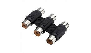 3RCA Female to 3RCA Female - Adaptor