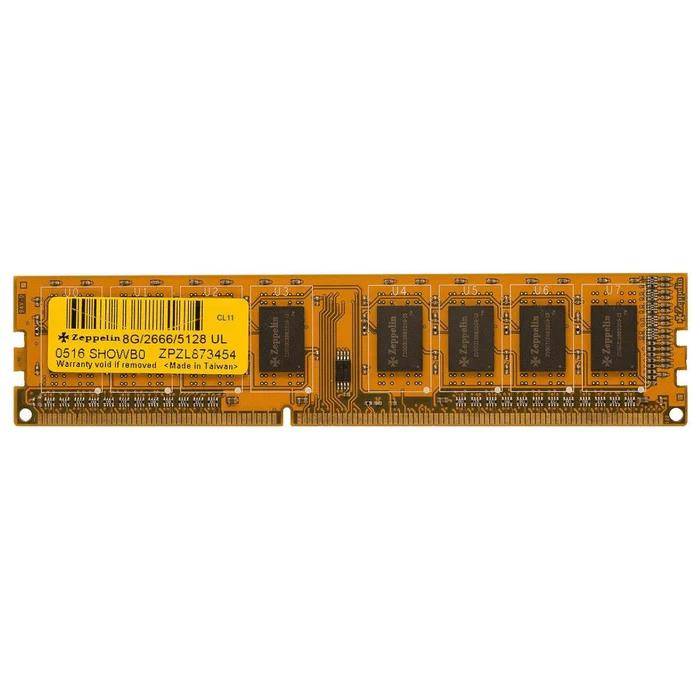 Zeppelin 8GB DDR4-2666 512X8 16IC Desktop Ram