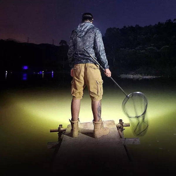 Very Bright FIVE LED Rechargeable Headlamp with Adjustable Headband