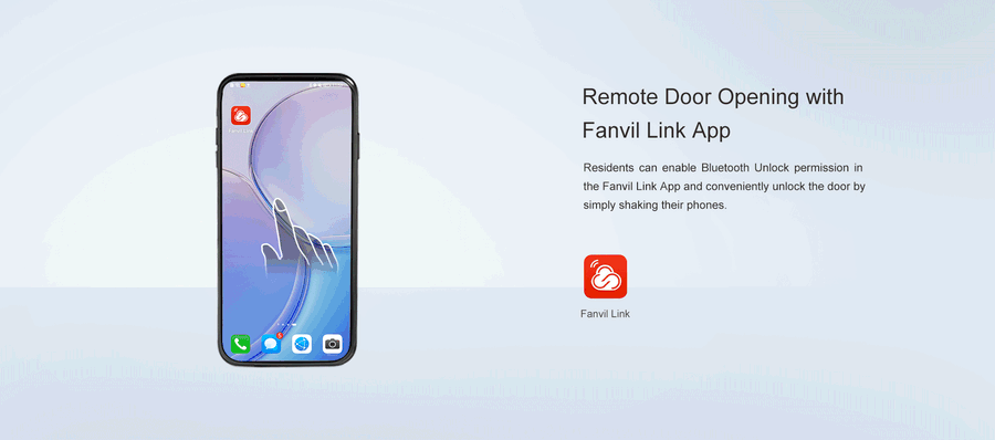 Fanvil i60K mobile app communication and access-control demonstration