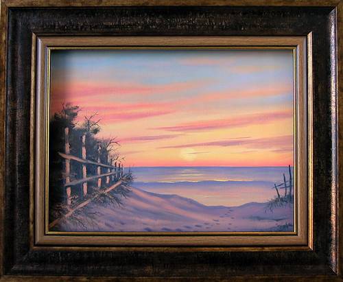 DANE WILLERS Original: Evening Glow.  FRAMED Size: 560 x 460 mm. Gallery Price: R6000.00