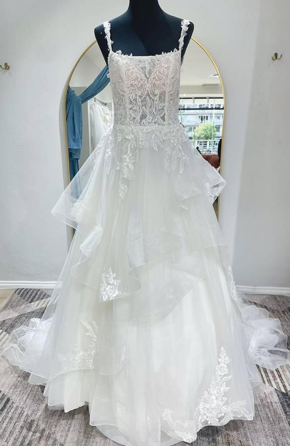 (Rental) Tamara , ruffle tulle ball-gown.