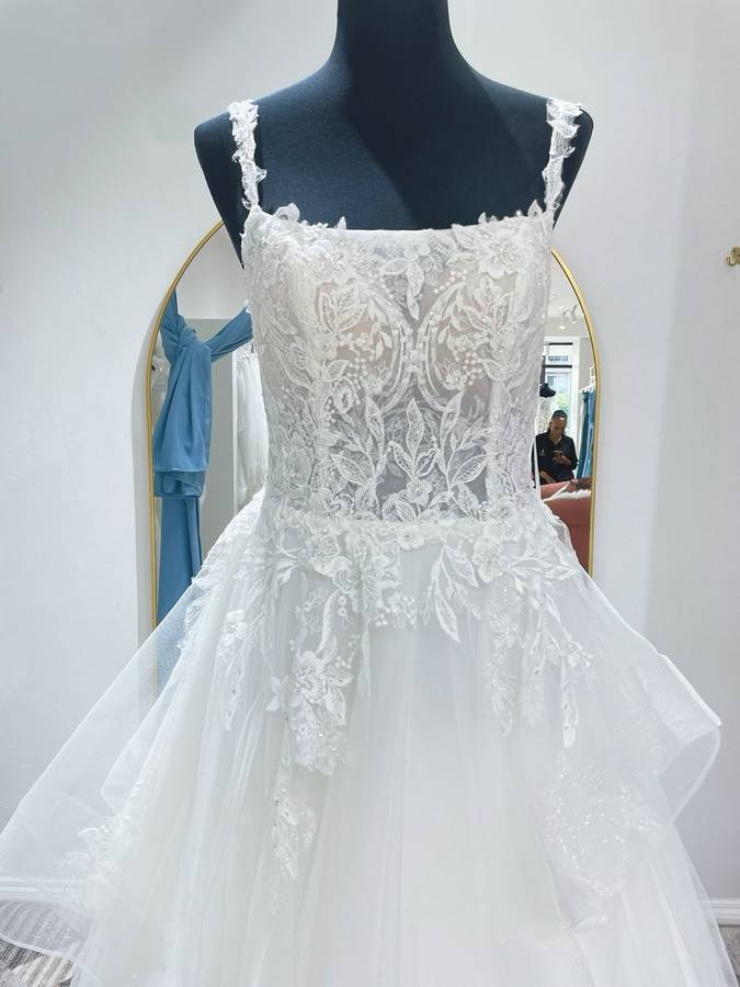 (Rental) Tamara , ruffle tulle ball-gown.