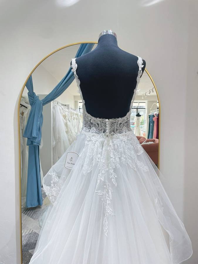 (Rental) Tamara , ruffle tulle ball-gown.