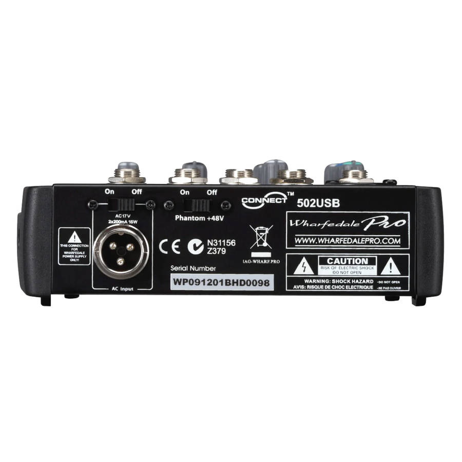 Wharfedale Pro Connect 502USB 5-Channel Mixer