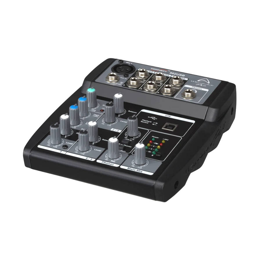 Wharfedale Pro Connect 502USB 5-Channel Mixer