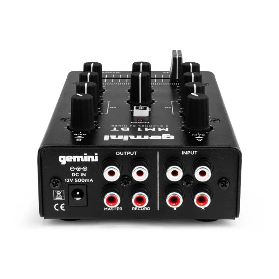 Gemini MM1BT 2-Channel BT DJ Mixer