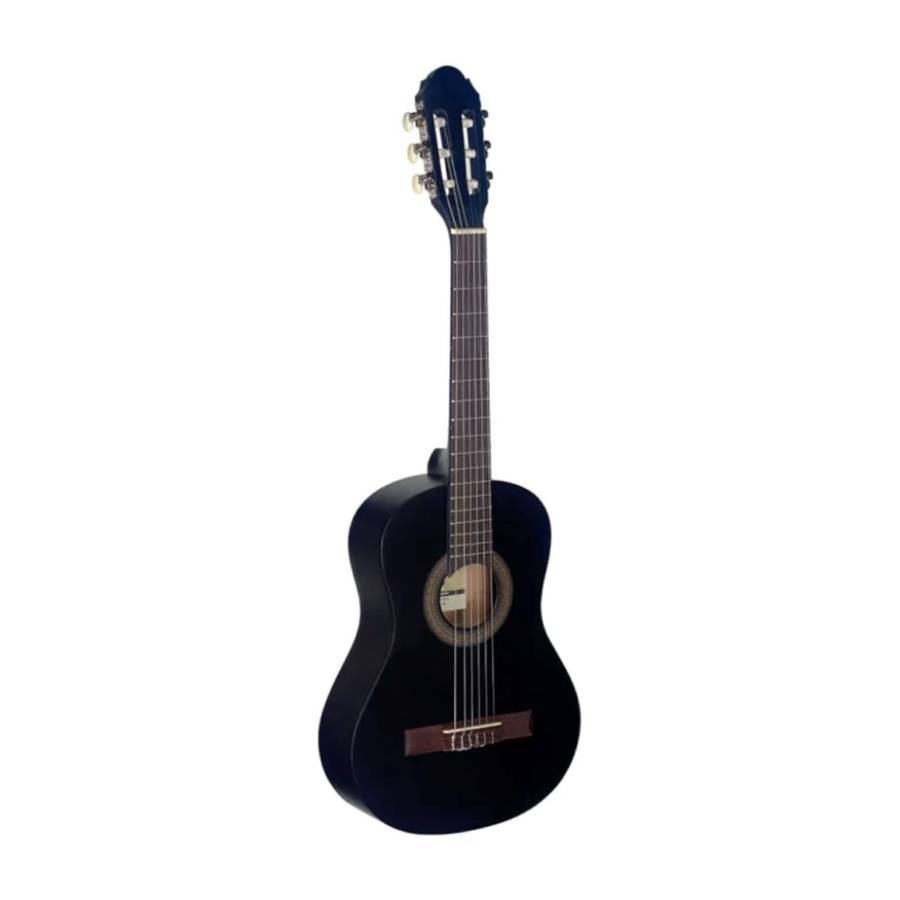 STAGG C410 M BK Pack - 1/2 Linden Class. Guitar, Bag & Tuner - Black