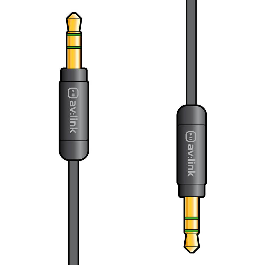 Avlink - 0.5M PRECISION 3.5mm STEREO PLUG -  3.5mm STEREO PLUG LEAD