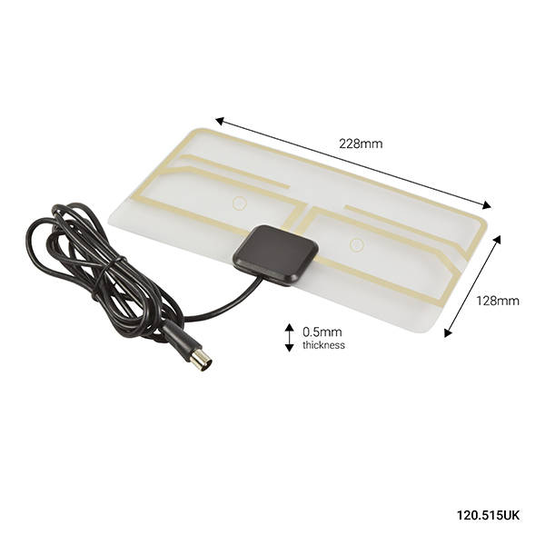 MERCURY - ST25P PAPER-THIN TRANSPARENT HDTV AERIAL
