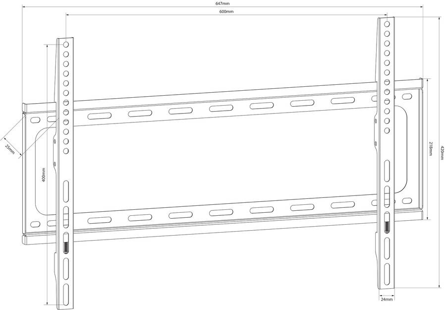 AVLINK - SF601 FIXED TV WALL BRACKET