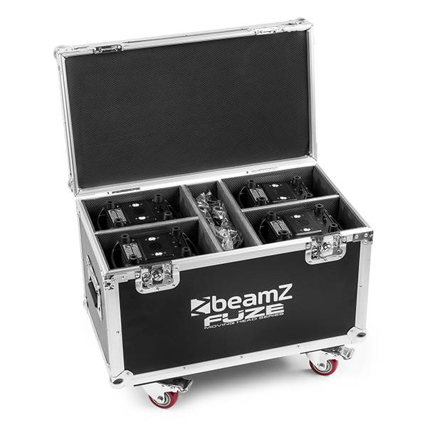 BEAMZ FCFZ4 FLIGHTCASE FOR 4X FUZE 75B/75S/610Z