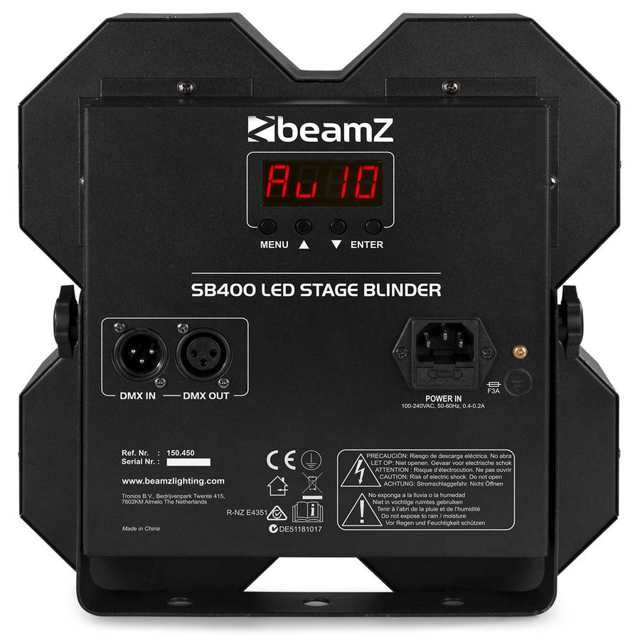 BEAMZ SB400 LED STAGE BLINDER IP20 4x 50W WW
