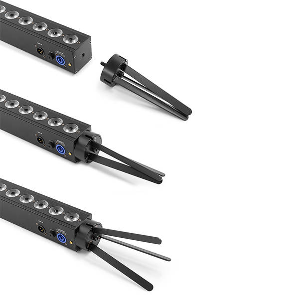 BEAMZ BBB243 LED BATTERY BAR IP20 24x 3W RGB