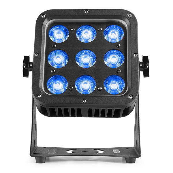 BEAMZPRO STARCOLOR72 LED FLOOD LIGHT IP65 9x 8W RGBW