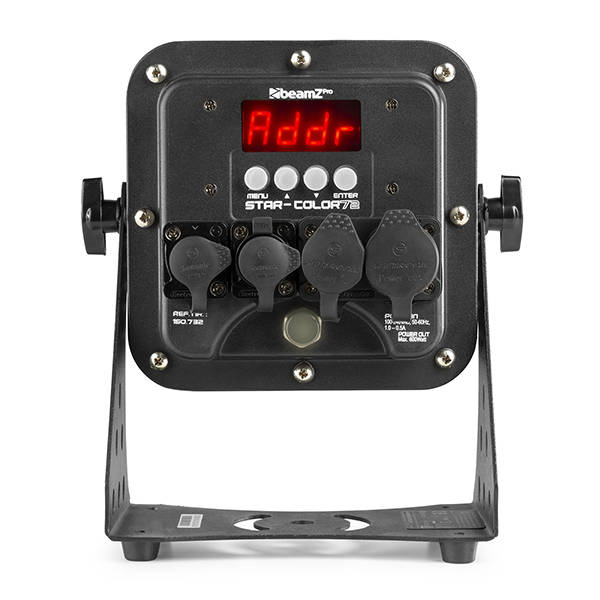 BEAMZPRO STARCOLOR72 LED FLOOD LIGHT IP65 9x 8W RGBW