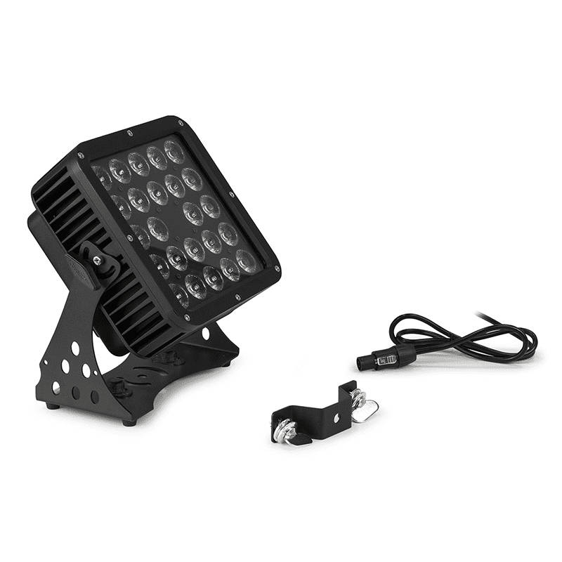 BEAMZPRO STARCOLOR200 LED FLOOD LIGHT IP65 24x 10W RGBW
