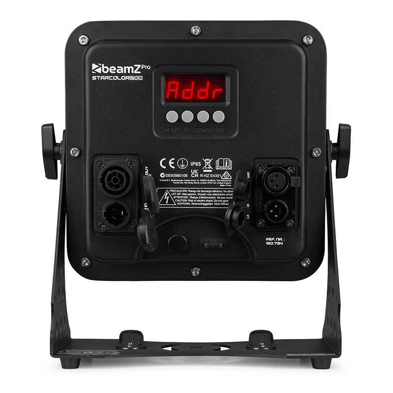 BEAMZPRO STARCOLOR200 LED FLOOD LIGHT IP65 24x 10W RGBW